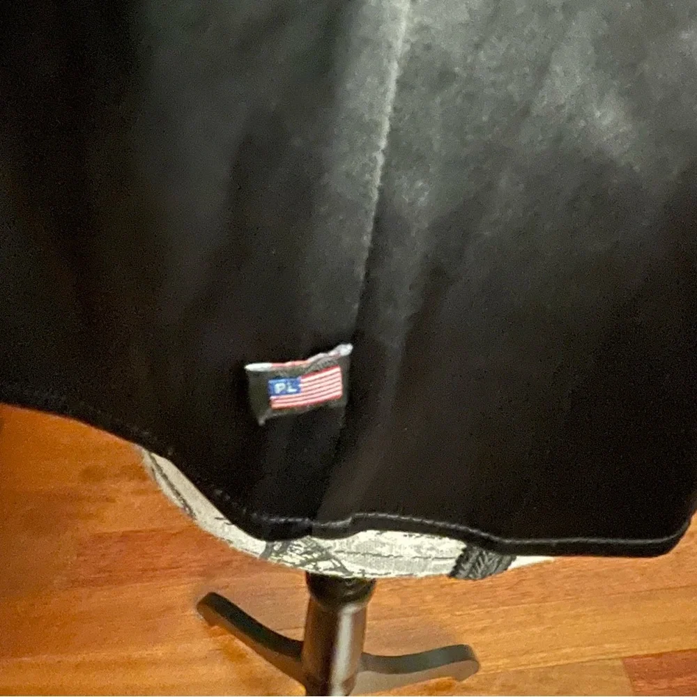 Polo by Ralph Lauren Black Satin Button Down Shirt - Picture 7 of 7